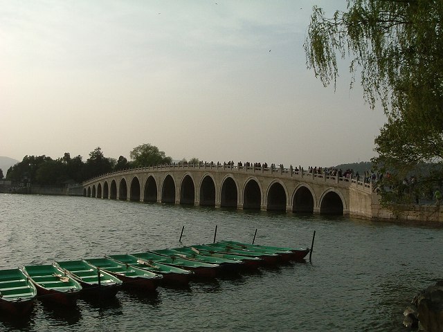 頤和園の写真の写真