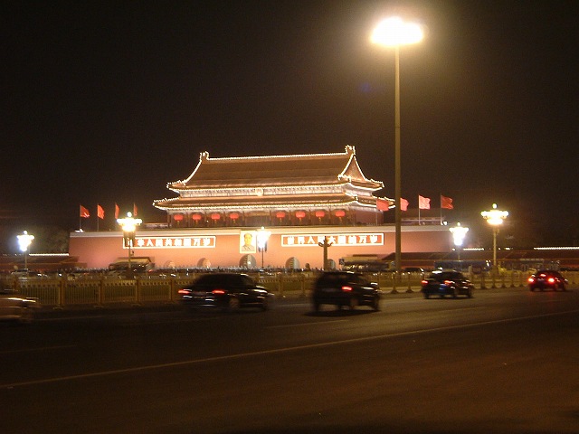 夜の天安門前広場１の写真の写真