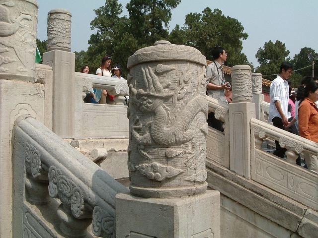 明十三陵・定陵の写真の写真