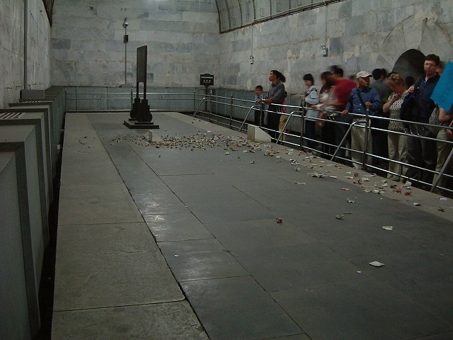 明十三陵・定陵の写真の写真