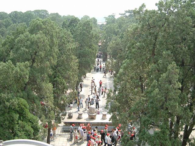 明十三陵・定陵の写真の写真