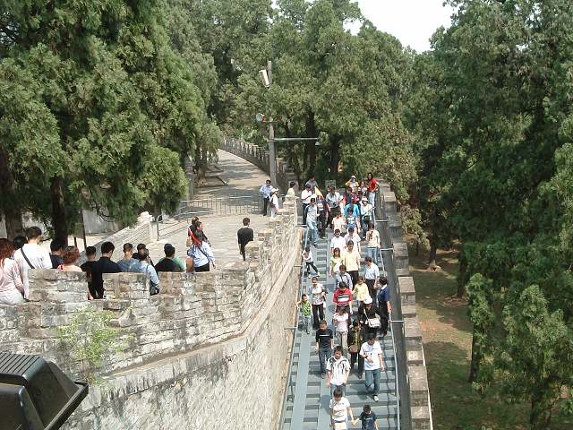 明十三陵・定陵の写真の写真