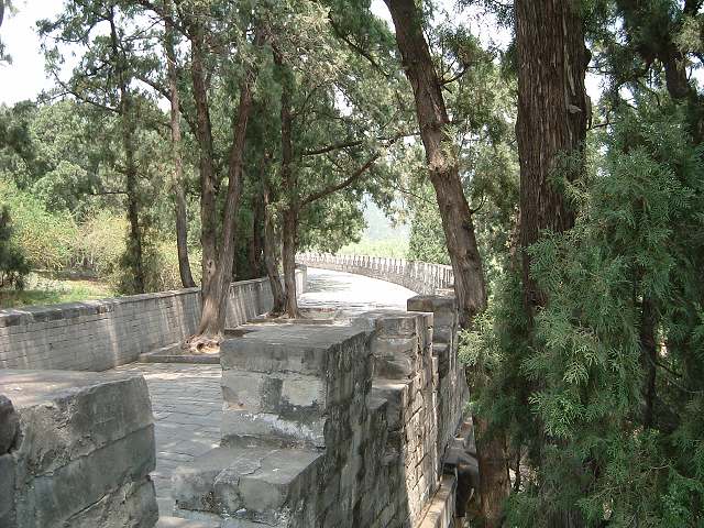 明十三陵・定陵の写真の写真