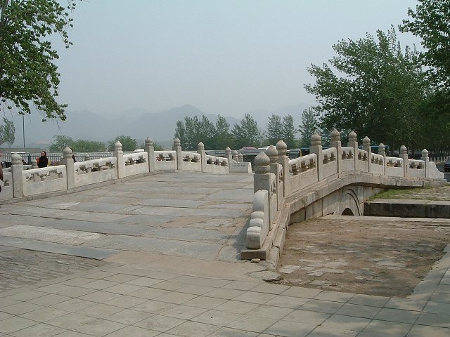 明十三陵・定陵の写真の写真