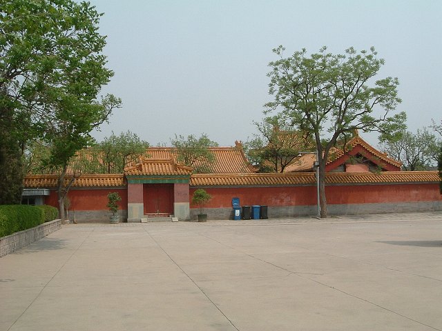 明十三陵・昭陵の写真の写真