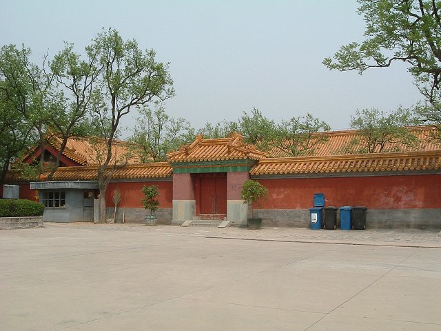 明十三陵・昭陵の写真の写真