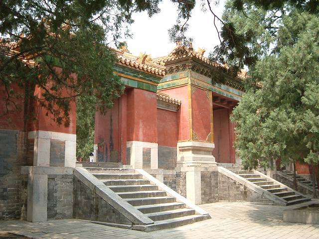 明十三陵・昭陵の写真の写真