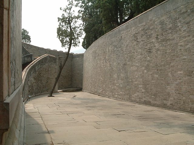 明十三陵・昭陵の写真の写真