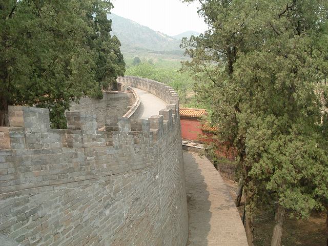 明十三陵・昭陵の写真の写真