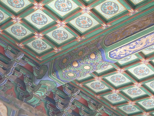 明十三陵・長陵の写真の写真