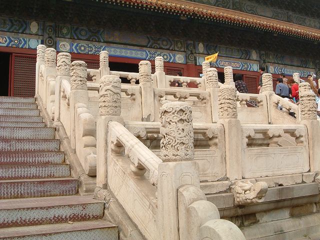 明十三陵・長陵の写真の写真