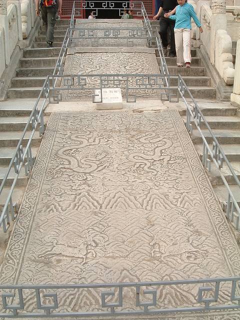 明十三陵・長陵の写真の写真