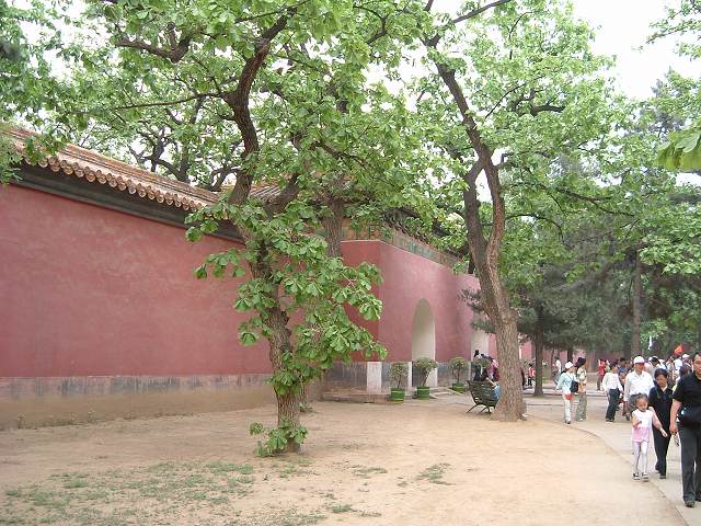 明十三陵・長陵の写真の写真