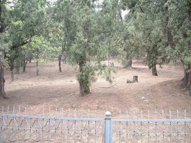 明十三陵・長陵の写真の写真