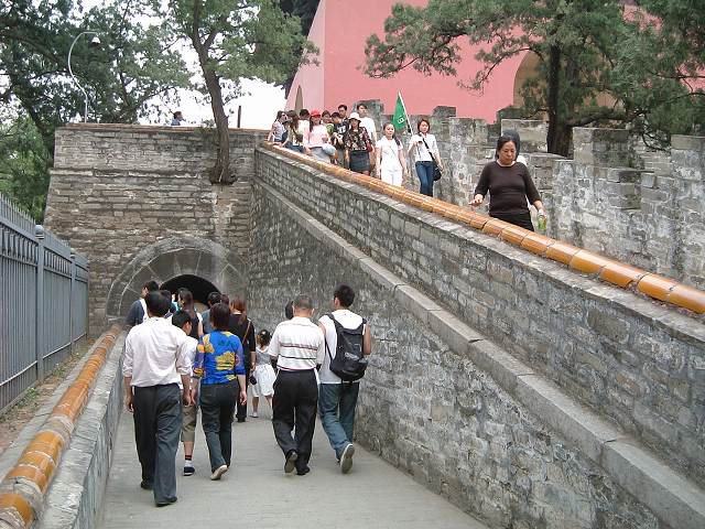 明十三陵・長陵の写真の写真