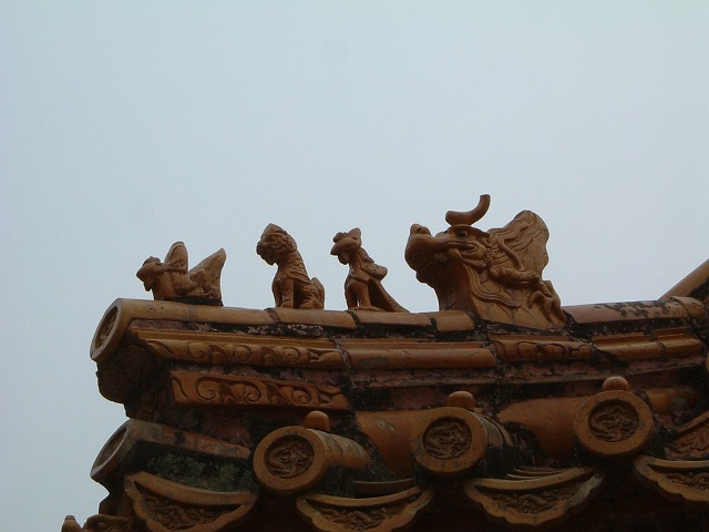 明十三陵・長陵の写真の写真
