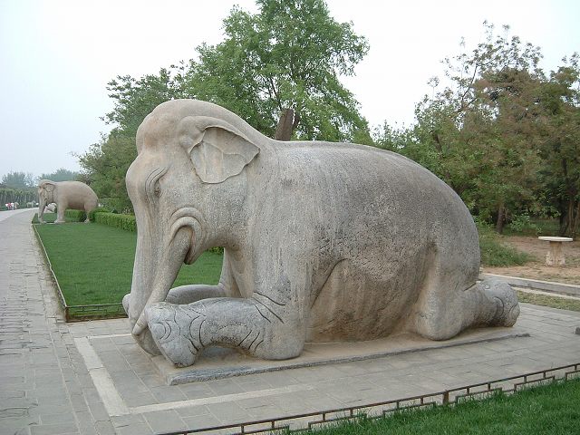 明十三陵・神道の写真の写真