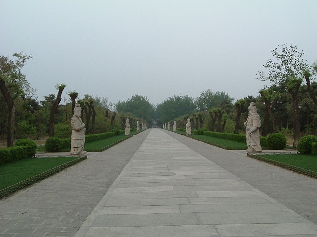 明十三陵・神道の写真の写真