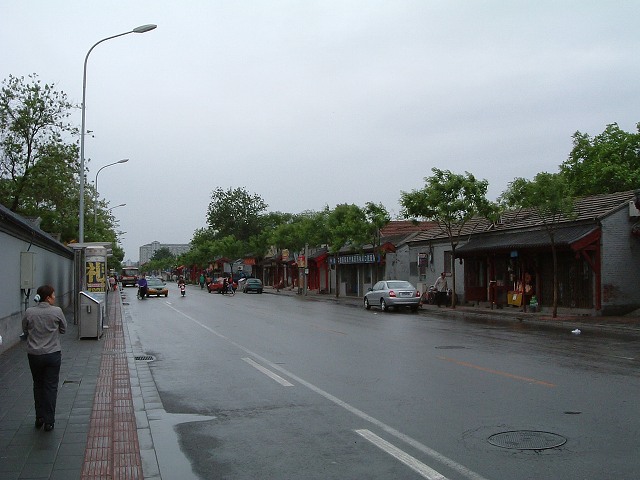北京・雍和宮大街の街並み１の写真の写真