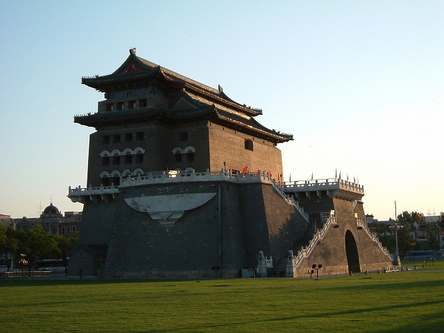 北京・前門大街の街並み１９の写真の写真