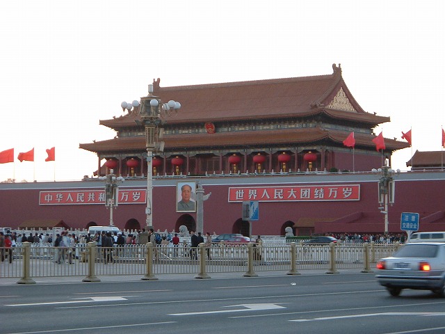 北京・前門大街の街並み２０の写真の写真