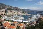 モナコ・モナコ地区から見るモナコ湾は絶景