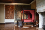 アゼー・ル・リドー城・赤いベッドがある青の部屋