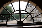 アゼー・ル・リドー城・窓から見た庭園