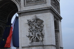 パリ・凱旋門・シャンゼリゼ通り側レリーフ