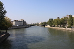 パリ・ルイ・フィリップ橋からみたセーヌ川とアルコル橋