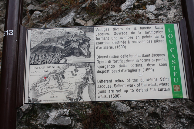 ニース城・説明板１の写真の写真