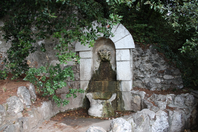 ニース城・噴水の写真の写真