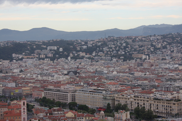 ニース城から見る新市街の写真の写真