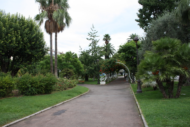 ニースの公園の風景の写真の写真