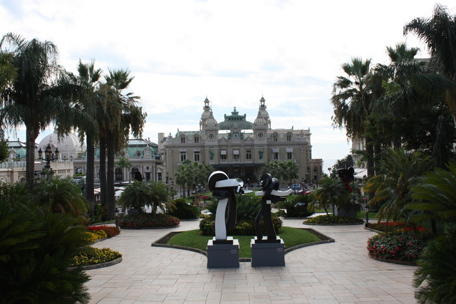 モナコ・カジノ庭園の写真の写真