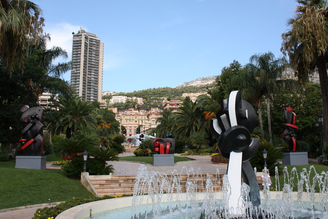 モナコ・モンテカルロ地区・カジノ広場付近の写真の写真