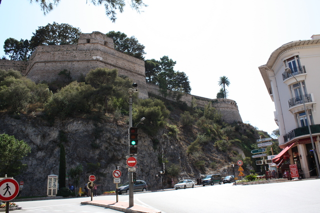 モナコ・王宮裏の砦の写真の写真