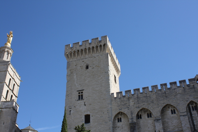 アヴィニョン・旧宮殿側の写真の写真