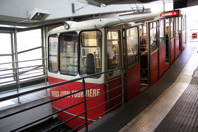 フランス・リヨン・ケーブルカー  (旧型車両)の写真の写真