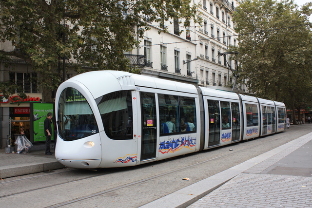 フランス・リヨン・路面電車の写真の写真