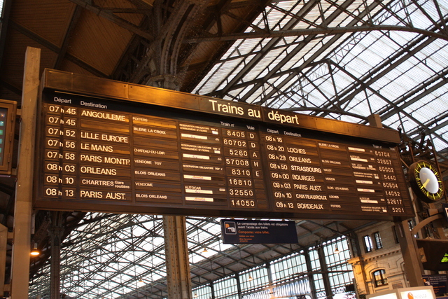 トゥール・行き先案内板の写真の写真