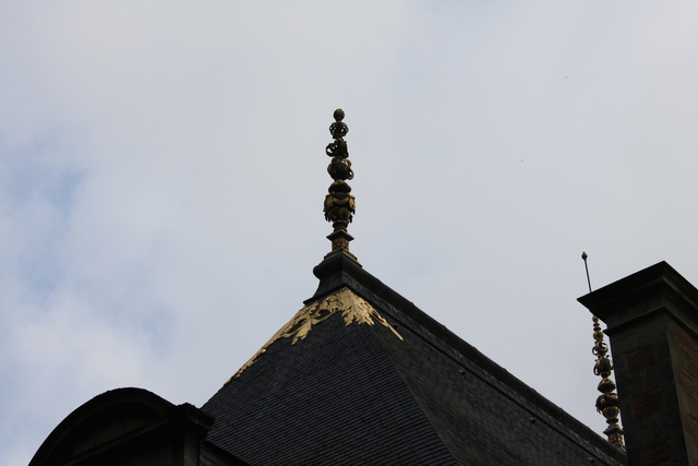 アゼー・ル・リドー城・屋根の飾りの写真の写真