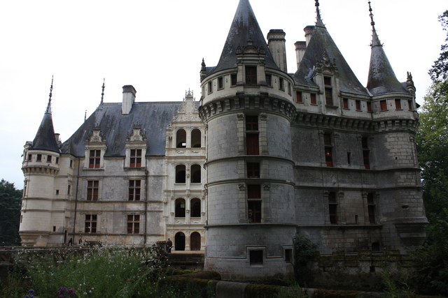 アゼー・ル・リドー城・北側から見た館の写真の写真