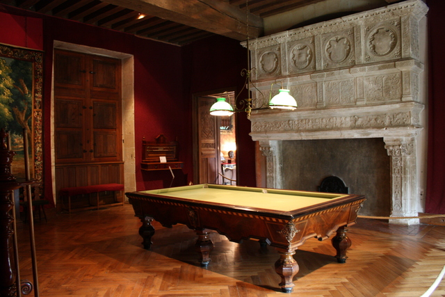 アゼー・ル・リドー城・玉突きの間の写真の写真