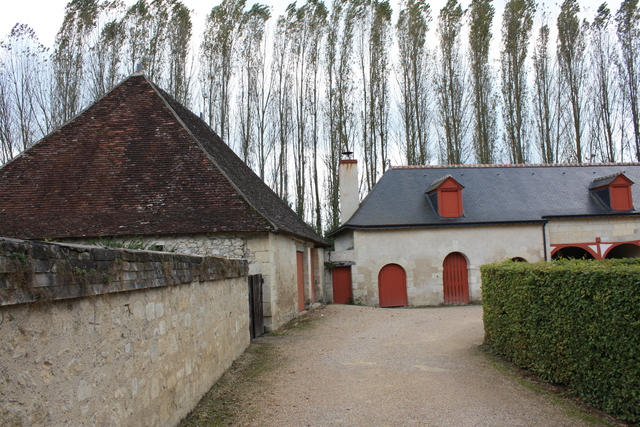 アゼー・ル・リドー城・敷地北側から東方向を見るの写真の写真