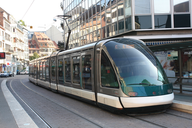 フランス・ストラスブルグ・路面電車の写真の写真