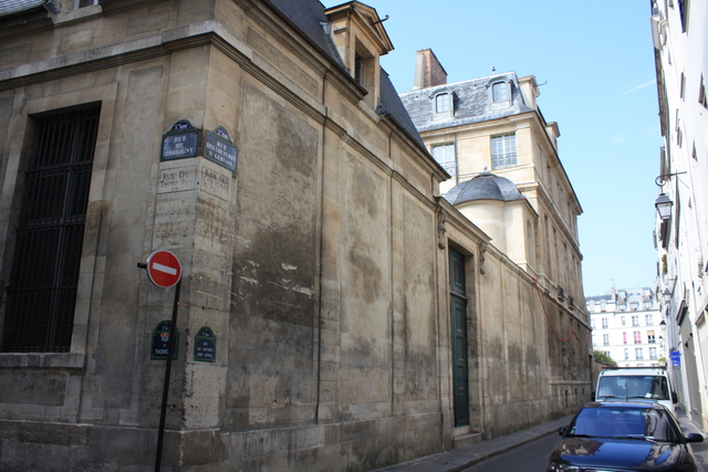 パリ・Hotel Aubert de Fontenay (ou Sale, actuel musee Picasso) (サレ館)・クチュール・サン・ジェルヴェ通りの写真の写真