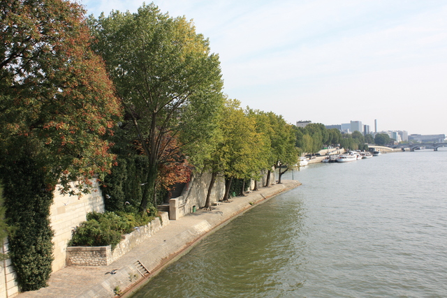 パリ・バリ広場付近のセーヌ川(南側)の写真の写真