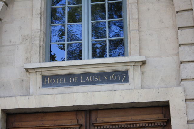パリ・歴史建造物・ローザン館(Hotel de Lausun)の写真の写真