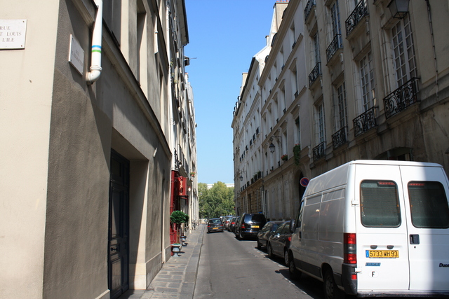 パリ・ル・ルグラティエ通りの写真の写真